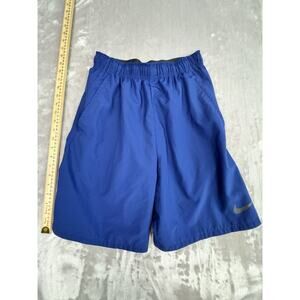 Mens Nike Blue Flex Woven Training Shorts Pockets Size Small